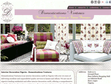 Tablet Screenshot of domestications-ventures.com